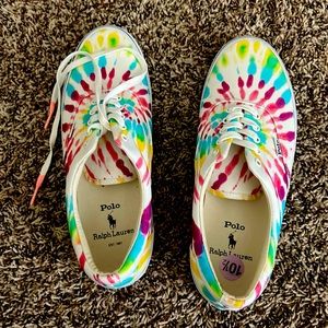 Men’s Polo Thornton Canvas Sneakers in size 10.5.